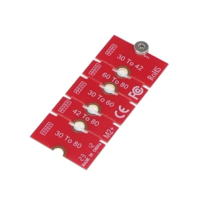Abbildung von JMT NGFF NVME M2 M2PLUS 2230 auf 2280 Adapterkarte 2230, 2242, 2260, erweiterte Übertragung, lange Größenänderung für M.2 U.2 M3 M.3 SSD (1 Stück)