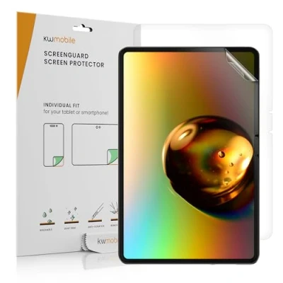 Abbildung von kwmobile 2X Tablet Schutzfolie kompatibel mit Xiaomi Pad 6 Folie Full Screen Protector Displayfolie entspiegelt