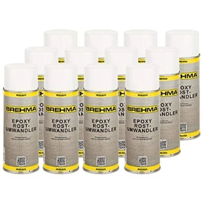 Abbildung von BREHMA 12x Epoxy Rostumwandler 400ml Spraydose Rostentferner Rostschutz Roststopp