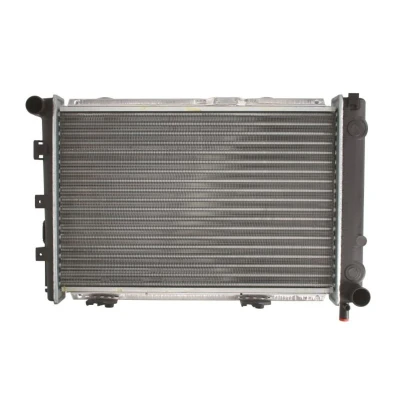Abbildung von THERMOTEC D7M065TT Kühler, Motorkühlung Aluminium für Fahrzeuge ohne Klimaanlage 532 370 32 Schaltgetriebe Kühlrippen gelötet