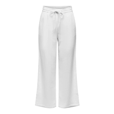 Abbildung von JDY Jdytheis LIFE WIDE PANT Stoffhose, Damen, Größe: XSx32, Cloud dancer