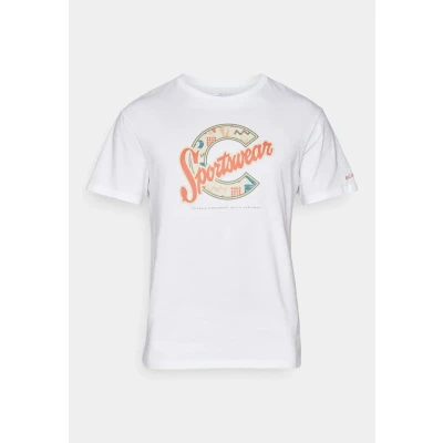 Abbildung von Columbia Rapid RIDGE Graphic TEE Tshirt print, Herren, Größe: Large, White
