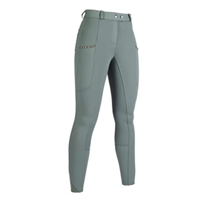 Abbildung von HKM Reithose Monaco Full Grip Winter Dunkelgrün 42