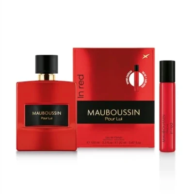 Abbildung von Mauboussin Travel Pour Lui In Red: Eau de Parfum 100 ml &amp; Spray 20