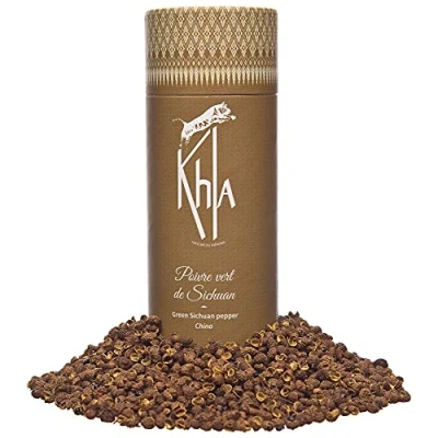 Abbildung von Khla Szechuan Pfeffer Grün Bio 50g Grüner Szechuanpfeffer Beeren Sichuan Peppercorn Timut Pfefferbeeren Grüne Pfefferkörner Ganze Direkt vom Erzeuger Herkunft China