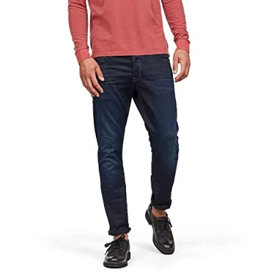 Abbildung von G Star 3301 Tapered Jeans Relaxed Fit darkblue denim, Herren, Größe: 30x34, Dark blue denim