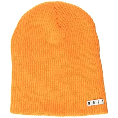 Abbildung von NEFF Herren Daily, Warm, Slouchy, Soft Headwear Beanie Mütze, Orange, Einheitsgröße