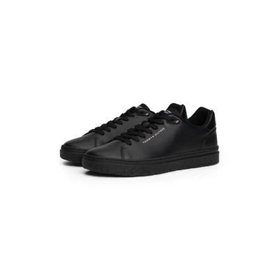Abbildung von Tommy Hilfiger Court Thick Cupsole Sneaker low, Herren, Größe: 45, Black Schuhe