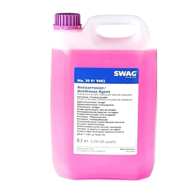 Abbildung von SWAG 30 91 9402 Frostschutz G12+ violett, lila 38(50/50) FORD: FOCUS 3, FIESTA 5, VOLKSWAGEN: GOLF 5 Schrägheck, 2, OPEL: Corsa D Schrägheck