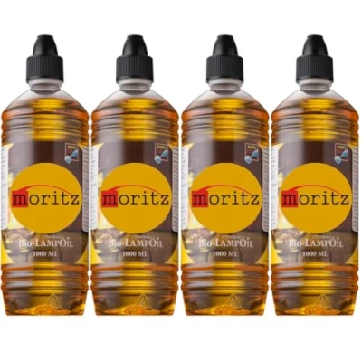 Abbildung von 4 x 1000 ml Moritz Bio Lampenöl Citronella Biologisches