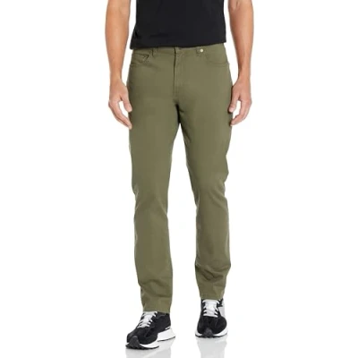 Abbildung von Amazon Essentials Herren 5 Pocket Stretch Twillhose, Sportlich Geschnitten (erhältlich in Big &amp; Tall), Olivgrün, 28W / 28L