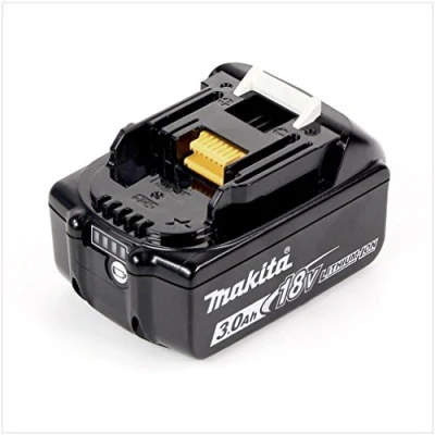 Abbildung von Makita BL 1830 B Li Ion Akku 18 V 3,0 Ah / 3000 mAh (197599 5) mit LED Anzeige original, kein Nachbau