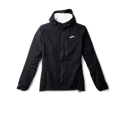 Abbildung von Brooks HIGH Point Waterproof Jacket 2 Regenjacke / wasserabweisende Jacke, Herren, Größe: 60/62, Black