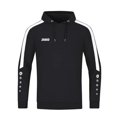Abbildung von JAKO Kinder Kapuzensweatshirt Power, Schwarz, 140