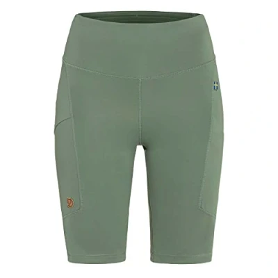Abbildung von Fjallraven 87138 614 Abisko Short Tights W/Abisko W Shorts Damen Patina Green Größe M