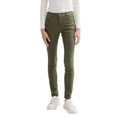 Abbildung von TOM Tailor Alexa Jeans Slim Fit, Damen, Größe: 33x32, Urban olive green