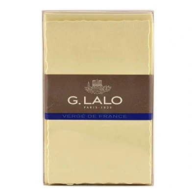 Abbildung von G.Lalo Lalo 25216L Korrespondenz Set &#039;&#039;Collection de Paris&#039;&#039; mit 10 Karten 9,7x15,2 cm, 300g und Umschläge, gefüttert, 10x15,8 Büttenrand, 1 Set, Elfenbein