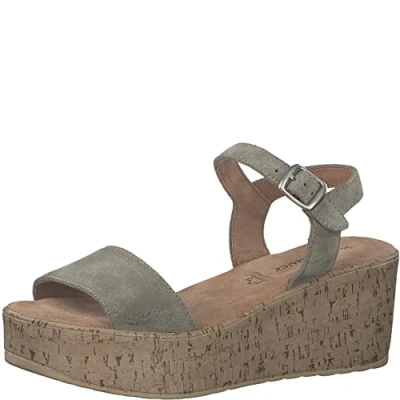 Abbildung von s.Oliver Sandalen Leder Keilsandalette