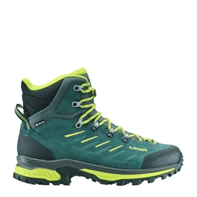Abbildung von Lowa Randir GTX MID Hikingschuh, Herren, Größe: 44.5, Blau/limone Schuhe