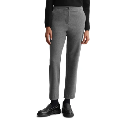Abbildung von Marc O&#039;Polo Pants Medium Waist SLIM LEG Ankle Length Clean LOOK Stoffhose, Damen, Größe: 34, Deep grey melange