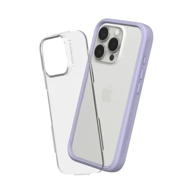 Abbildung von RhinoShield Modulare Case kompatibel mit [iPhone 16 Pro] Mod NX Anpassbare &amp; stoßdämpfende Schutzhülle im schlanken Design 3.5 Meter Fallschutz Lavendel