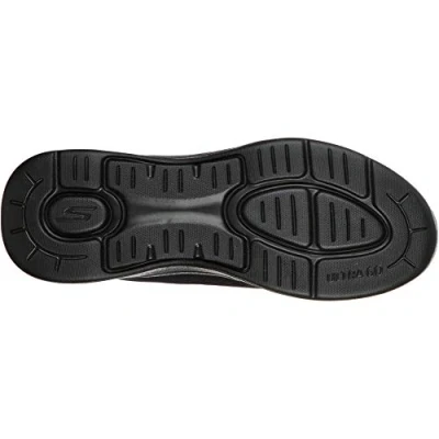 Abbildung von Skechers Herren Go Walk Arch Fit Idyllic Sneaker, Black Textile Synthetic Trim, 45.5 EU