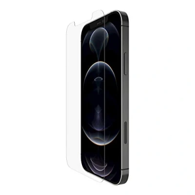 Abbildung von Belkin iPhone 12 Pro / Displayschutz TemperedGlass antimikrobiell (hochentwickelter Schutz, der Bakterien auf dem Display um bis zu 99 % reduziert), durchsichtig, OVA021zz