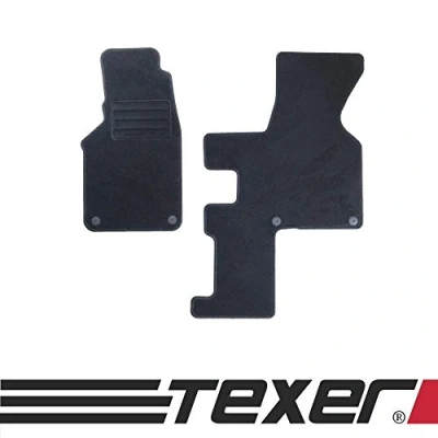 Abbildung von TEXER Textil Fußmatten Passend für VW Transporter T4 Schaltgetriebe Multivan Caravelle Bj. 1990 2003 Basic