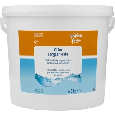 Abbildung von SUMMER FUN Chlortabletten Chlor Langzeit Tabletten, 5 kg