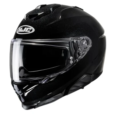 Abbildung von HJC Motorradhelm i71 Solid metallic schwarz Integralhelm L