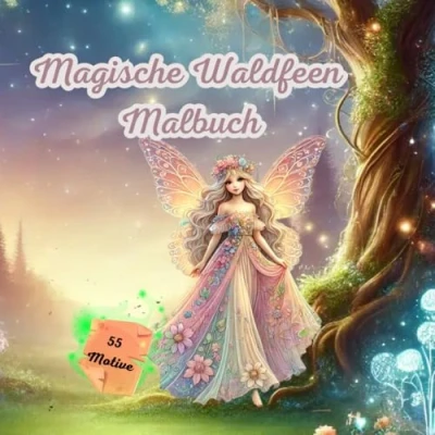 Abbildung von Magische Waldfeen Malbuch,: Fantasy Ausmalbuch mit Feenhaften Wesen, Für Erwachsene und Jugendliche