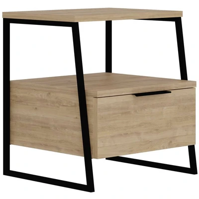 Abbildung von Decortie Nachttisch Pal (1 Tisch), Moderner Nachttisch, 45 x 41 50 cm
