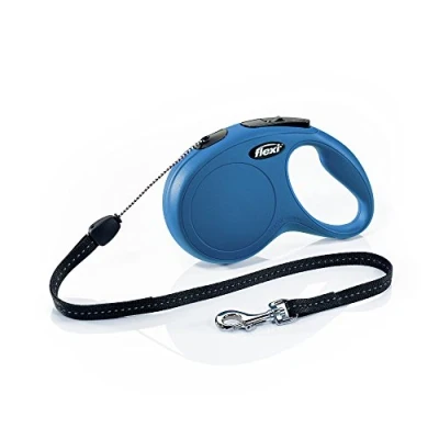 Abbildung von flexi Classic Hunde Rollleine, einziehbar, 8 m, Größe S, Blau