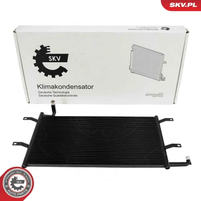 Abbildung von ESEN SKV 86SKV232 Klimakondensator ohne Trockner Aluminium 637mm VOLKSWAGEN: Passat B3/B4 Variant