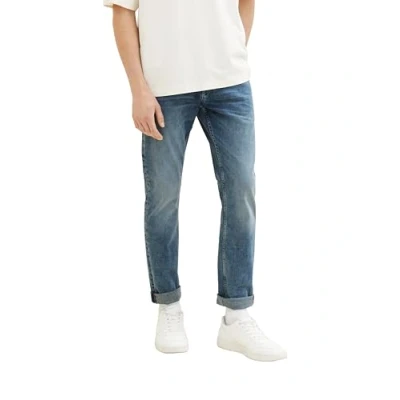 Abbildung von TOM Tailor denim Jeans Slim Fit, Herren, Größe: 32x32, Used light stone blue