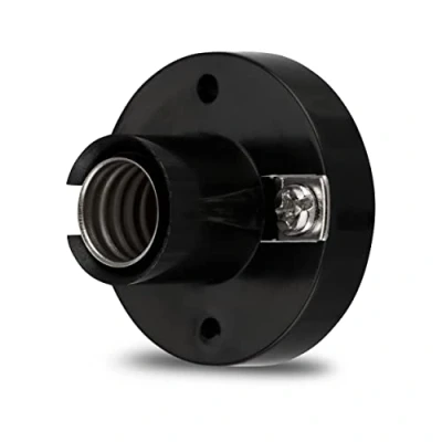 Abbildung von REV Fassung E10, Lampenfassung für Glühlampen bis 40W, 5 Stück, schwarz