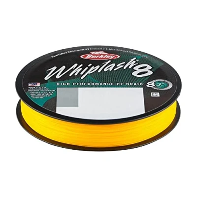 Abbildung von Berkley Whiplash 8 Geflochtene Schnur Gelb 0.10mm / 14.8kg (300m)