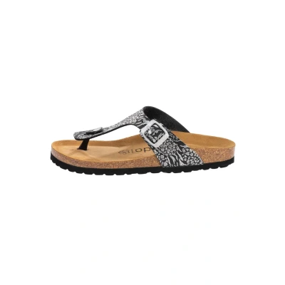 Abbildung von Palado KOS Zehentrenner, Damen, Größe: 37, Ornament schwarz Schuhe