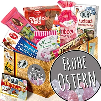 Abbildung von Frohe Ostern/besondere Geschenke zu Ostern/DDR Artikel Süß