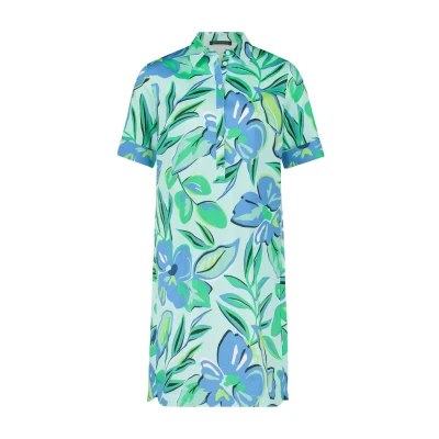 Abbildung von Betty Barclay Damen Helen 1 Kleid, Green/Blue, 44 EU