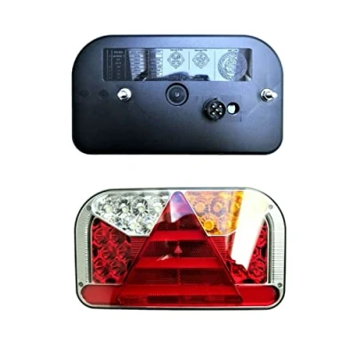 Abbildung von MelTruck® 2x LED Rückleuchte E9 Bajonett Rücklicht Heckleuchte für Bootstrailer Anhänger