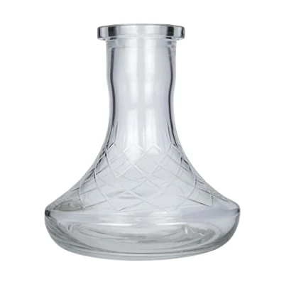 Abbildung von Moze Breeze Two Bowl Handcut Premium Shishaglas für Steckpfeifen, klein und handlich Optimale Geometrie direkten Anzug angenehmes Rauchvolumen