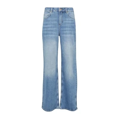 Abbildung von comma casual identity MIT Geschlitztem SAUM Jeans Relaxed Fit, Damen, Größe: 38, Blau