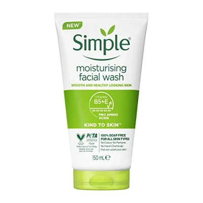 Abbildung von Simple Gesichtspflege Feuchtigkeitsspendendes Waschgel, 150 ml
