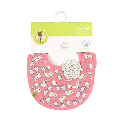 Abbildung von LÄSSIG Baby Lätzchen wasserabweisend Klettverschluss Baumwolle/Baby Bib Small, Glama Lama