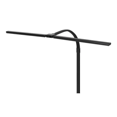 Abbildung von Hansa LED Klemmleuchte Nova schwarz, Doppelkopfleuchte, dimmbar, Memory Funktion, 3000 6500 Kelvin
