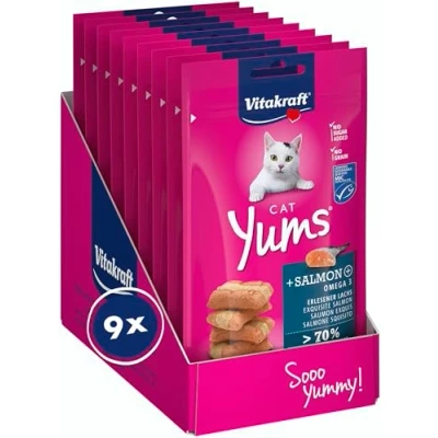 Abbildung von Vitakraft Cat Yums 40 g Katzensnack Lachs...