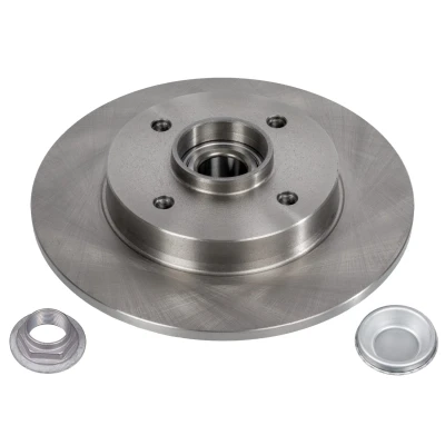Abbildung von FEBI BILSTEIN 32783 Bremsscheibe Hinterachse 249 9 4 108 voll geölt mit ABS Sensorring, Fettkappe CITROËN: C4 II Schrägheck, I Schrägheck