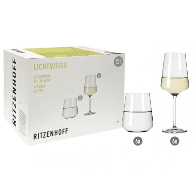 Abbildung von RITZENHOFF Lichtweiß Julie Weisswein/ Wassergals Set (N. Niggemeier) F22 #1