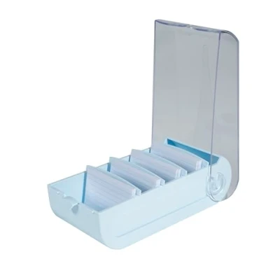 Abbildung von Exacompta Ref. 5349623D Karton mit 8 Learning Box BUNNYBOX A7 Aquarell Maße 25 x 13,2 8,5 cm Kapazität bis zu 900 Karten im Format 4 verschiedene Farben